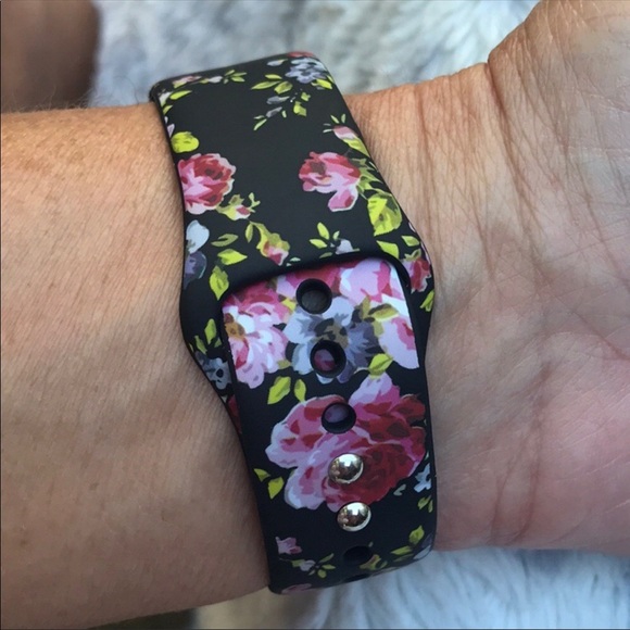 FLORAL APPLE WATCHBAND WATCH BAND 38/40mm 40/42mm - Picture 5 of 5